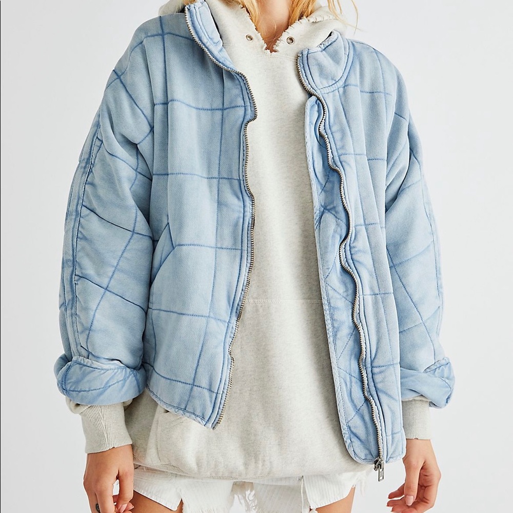 Free People Dolman Quilted Jacket